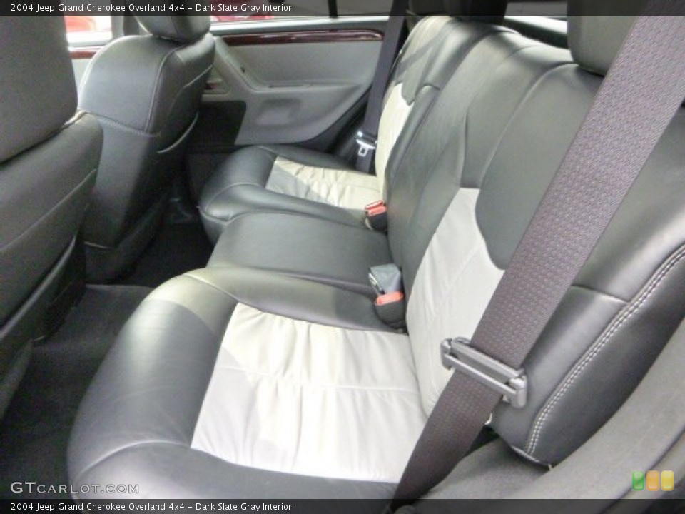 Dark Slate Gray Interior Rear Seat for the 2004 Jeep Grand Cherokee Overland 4x4 #82731133