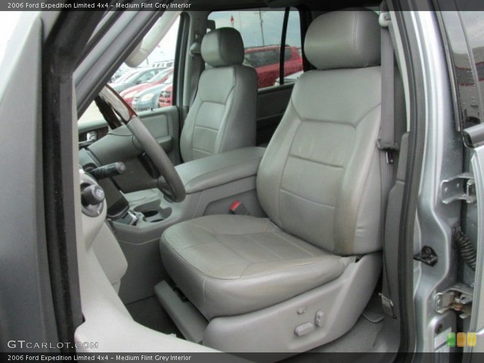 Medium Flint Grey Interior Front Seat for the 2006 Ford Expedition Limited 4x4 #82733828