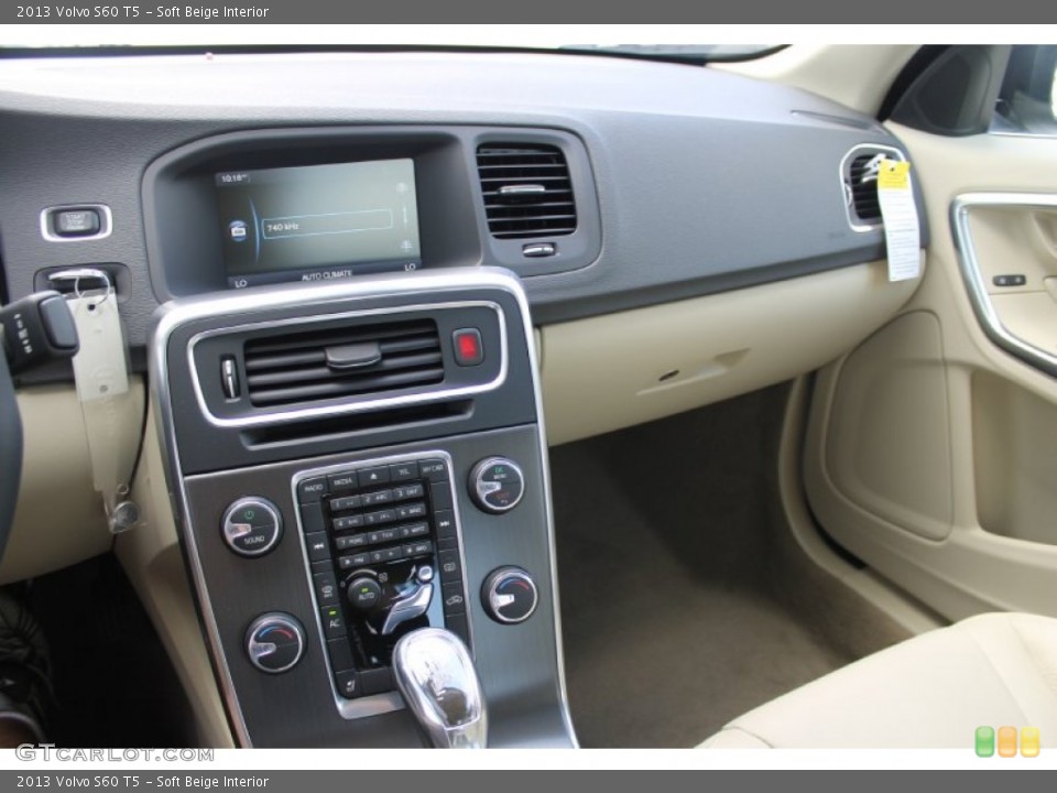 Soft Beige Interior Controls for the 2013 Volvo S60 T5 #82733938
