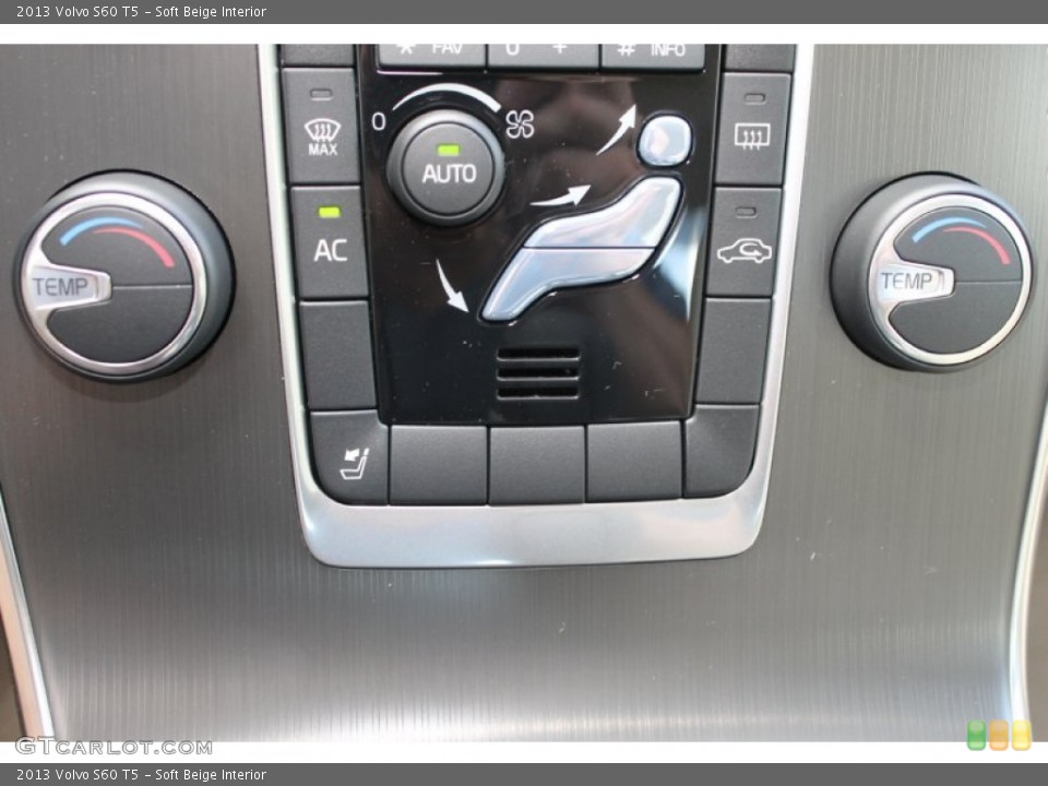 Soft Beige Interior Controls for the 2013 Volvo S60 T5 #82734054