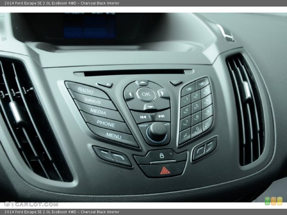 Charcoal Black Interior Controls for the 2014 Ford Escape SE 2.0L EcoBoost 4WD #82734092