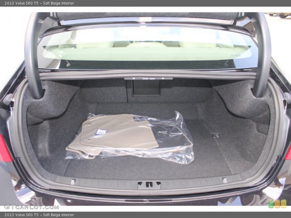 Soft Beige Interior Trunk for the 2013 Volvo S60 T5 #82734246