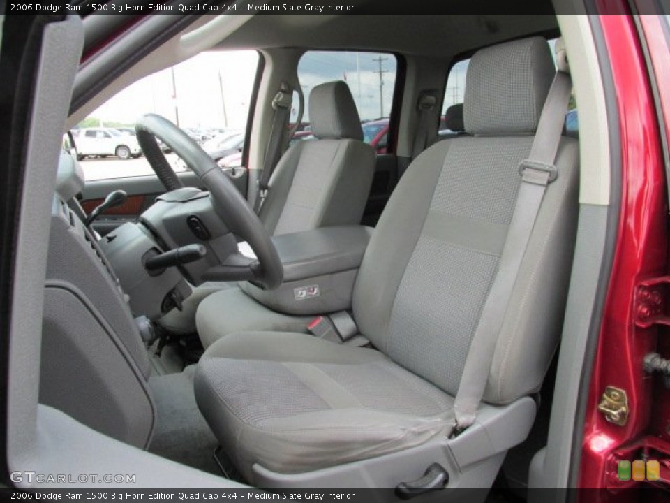 Medium Slate Gray Interior Photo for the 2006 Dodge Ram 1500 Big Horn Edition Quad Cab 4x4 #82734863