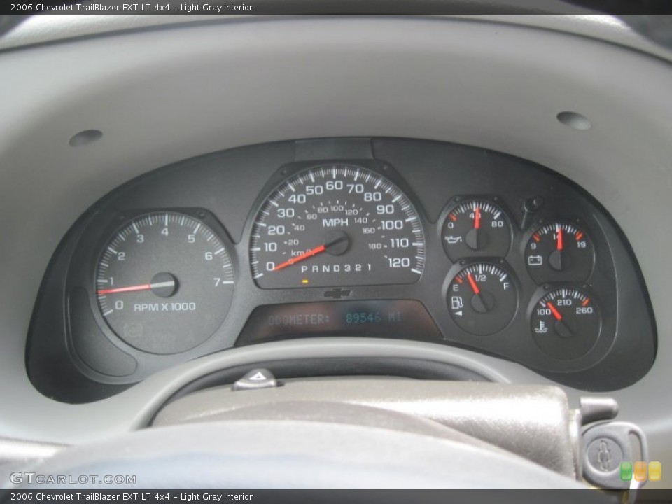 Light Gray Interior Gauges for the 2006 Chevrolet TrailBlazer EXT LT 4x4 #82735742