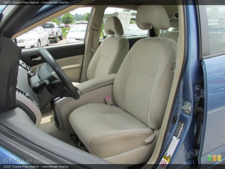 Ivory/Brown Interior Front Seat for the 2005 Toyota Prius Hybrid #82735833