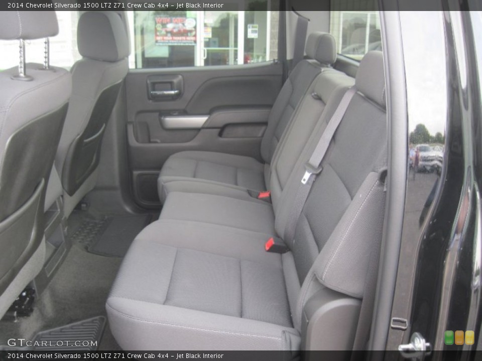 Jet Black Interior Rear Seat for the 2014 Chevrolet Silverado 1500 LTZ Z71 Crew Cab 4x4 #82735997