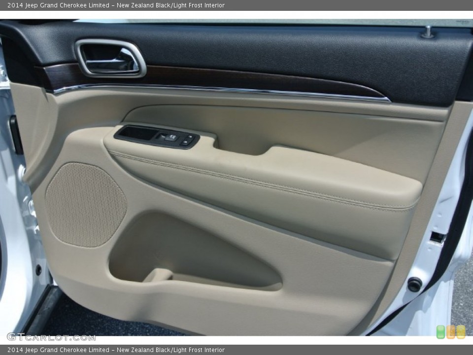 New Zealand Black/Light Frost Interior Door Panel for the 2014 Jeep Grand Cherokee Limited #82736028