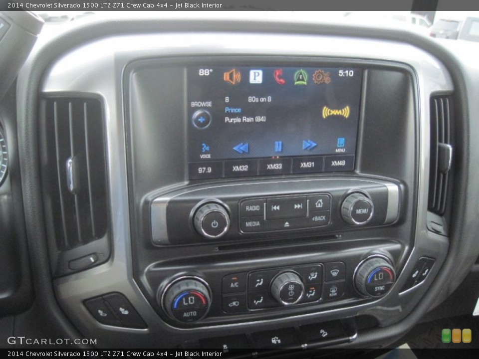 Jet Black Interior Controls for the 2014 Chevrolet Silverado 1500 LTZ Z71 Crew Cab 4x4 #82736074