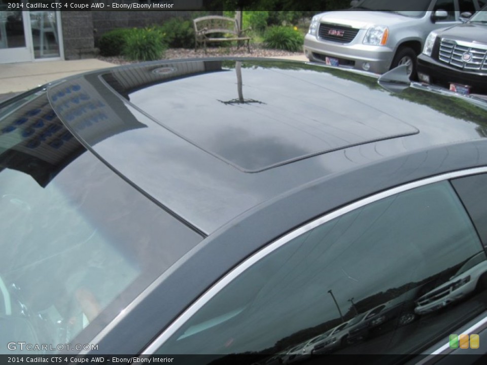 Ebony/Ebony Interior Sunroof for the 2014 Cadillac CTS 4 Coupe AWD #82736692