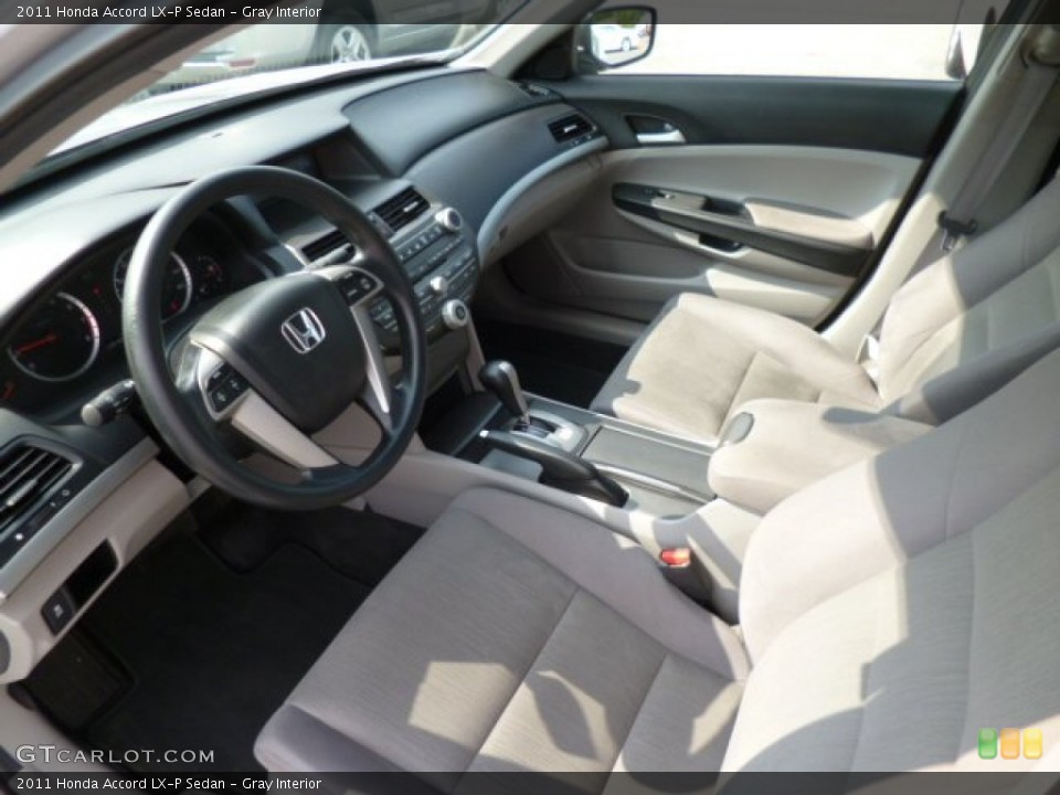 Gray Interior Photo for the 2011 Honda Accord LX-P Sedan #82737279