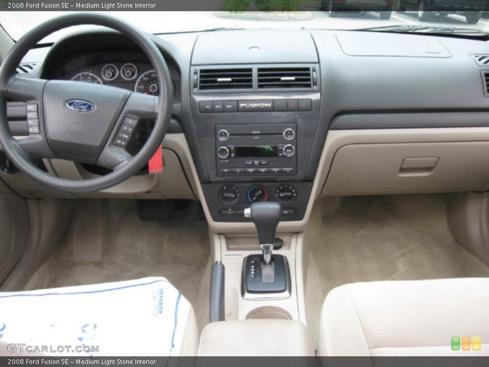 Medium Light Stone Interior Dashboard for the 2008 Ford Fusion SE #82738190