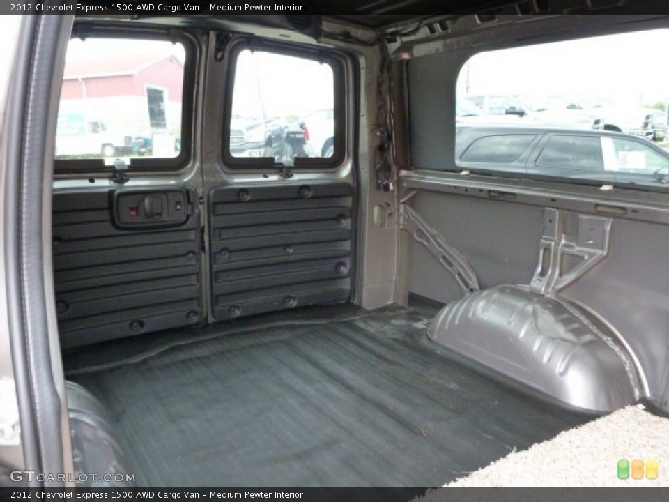 Medium Pewter Interior Trunk for the 2012 Chevrolet Express 1500 AWD Cargo Van #82738700