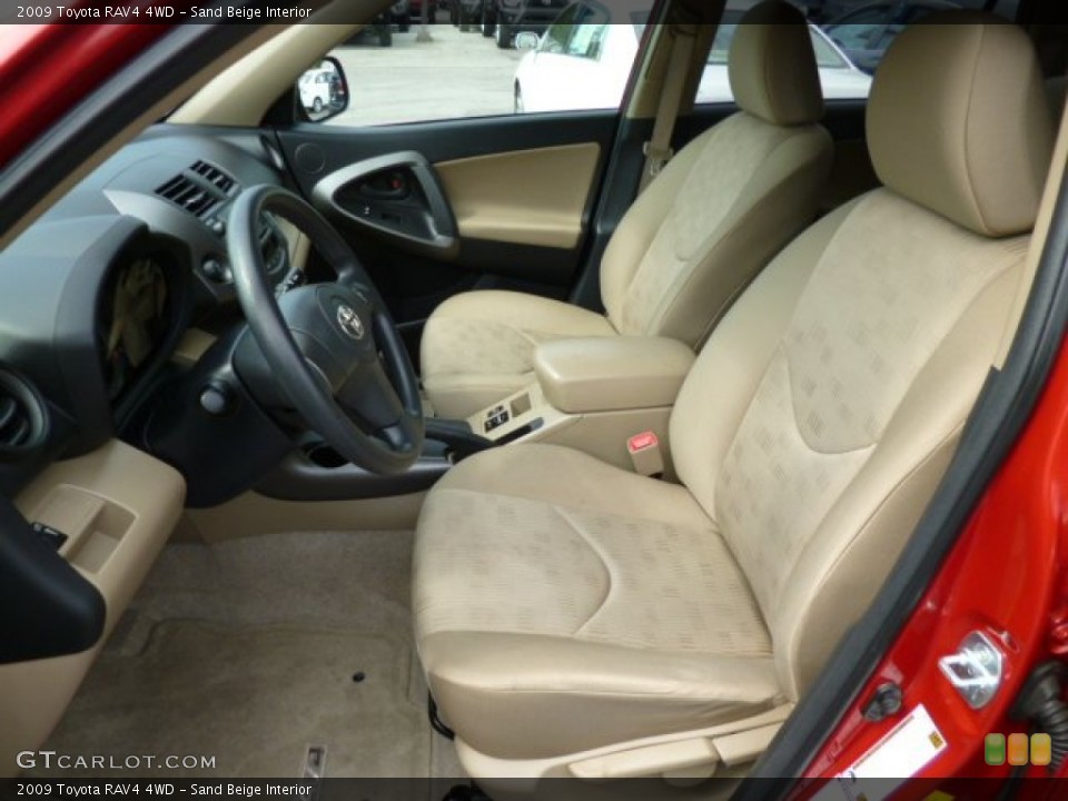 Sand Beige Interior Photo for the 2009 Toyota RAV4 4WD #82739013