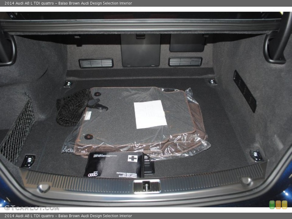 Balao Brown Audi Design Selection Interior Trunk for the 2014 Audi A8 L TDI quattro #82743993