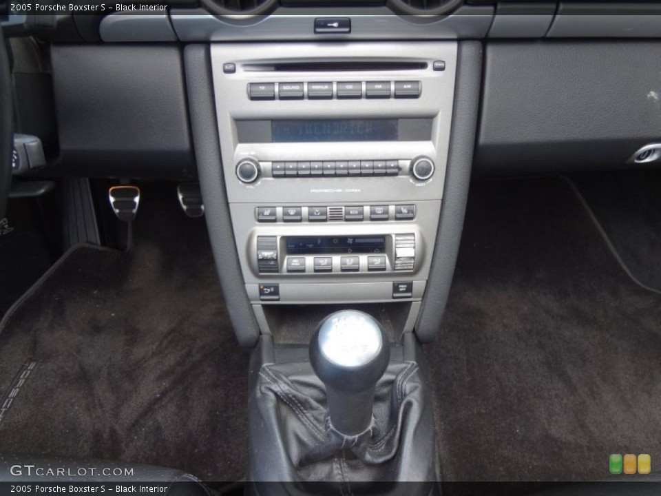 Black Interior Controls for the 2005 Porsche Boxster S #82747593