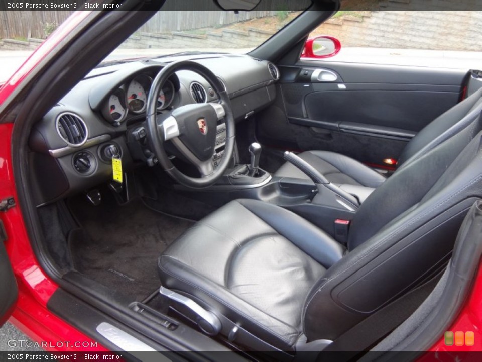 Black Interior Prime Interior for the 2005 Porsche Boxster S #82747621