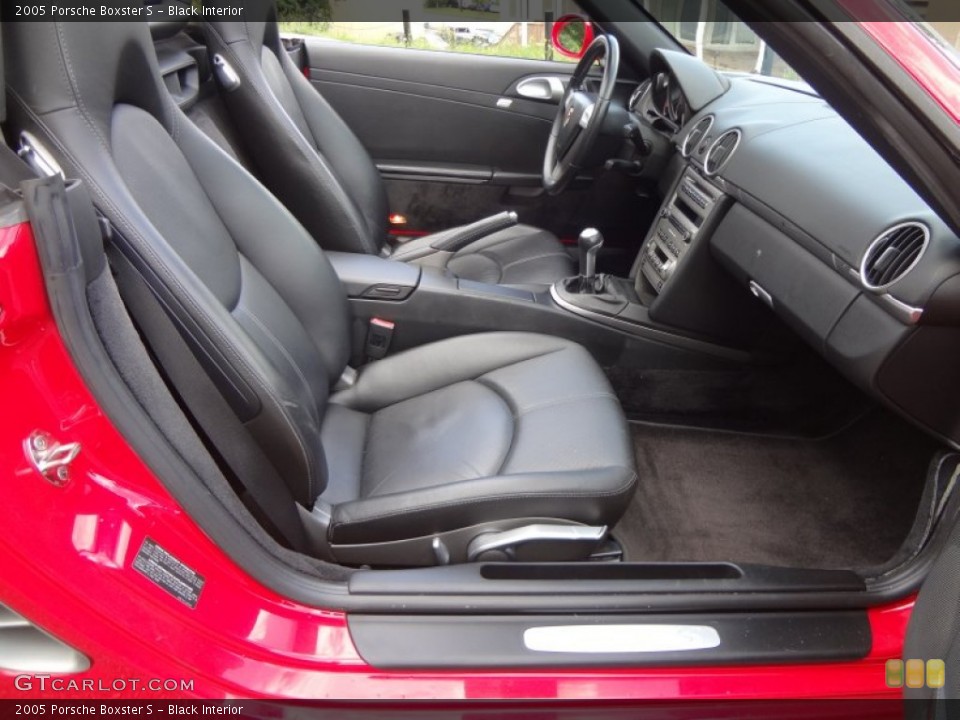 Black Interior Front Seat for the 2005 Porsche Boxster S #82748062