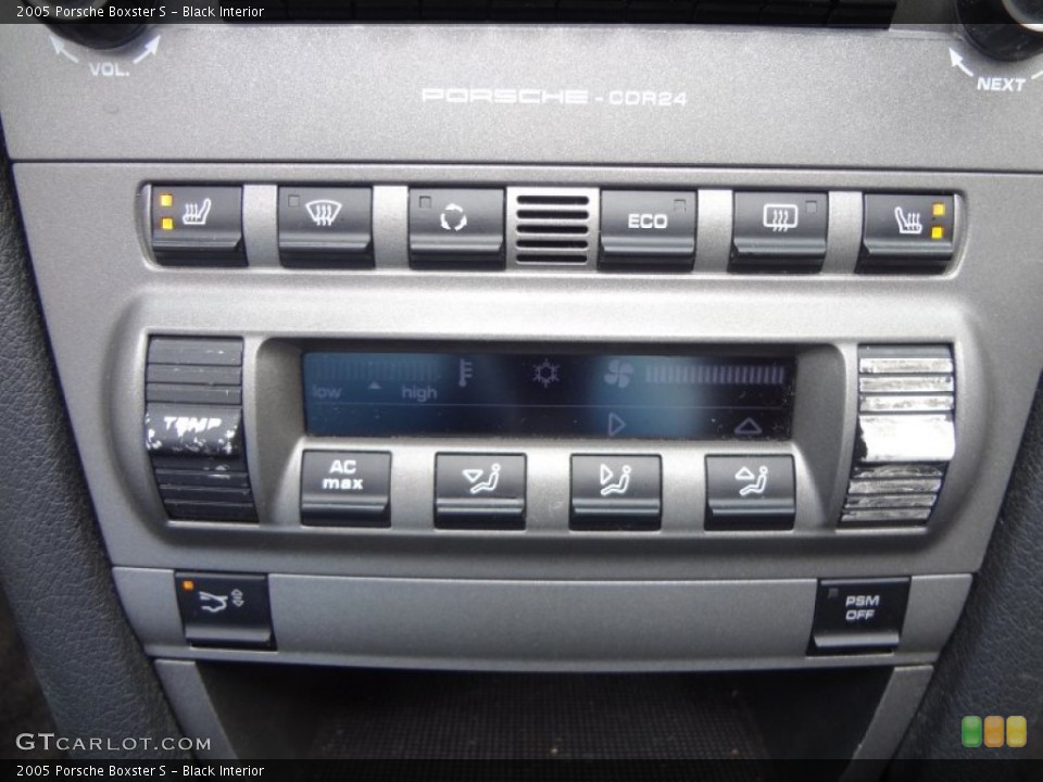 Black Interior Controls for the 2005 Porsche Boxster S #82748144