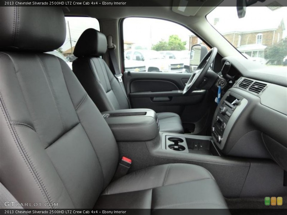 Ebony Interior Front Seat for the 2013 Chevrolet Silverado 2500HD LTZ Crew Cab 4x4 #82748246
