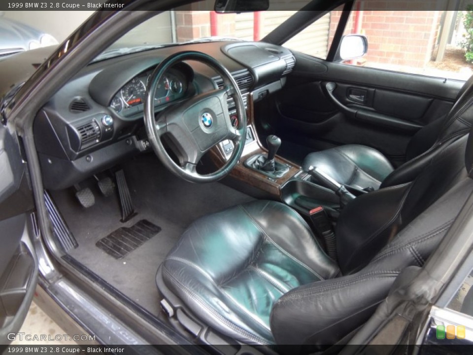 Black 1999 BMW Z3 Interiors