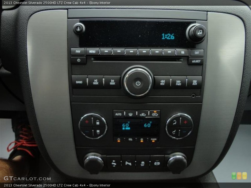 Ebony Interior Controls for the 2013 Chevrolet Silverado 2500HD LTZ Crew Cab 4x4 #82748368