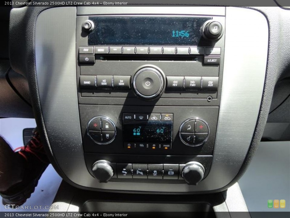 Ebony Interior Controls for the 2013 Chevrolet Silverado 2500HD LTZ Crew Cab 4x4 #82748695