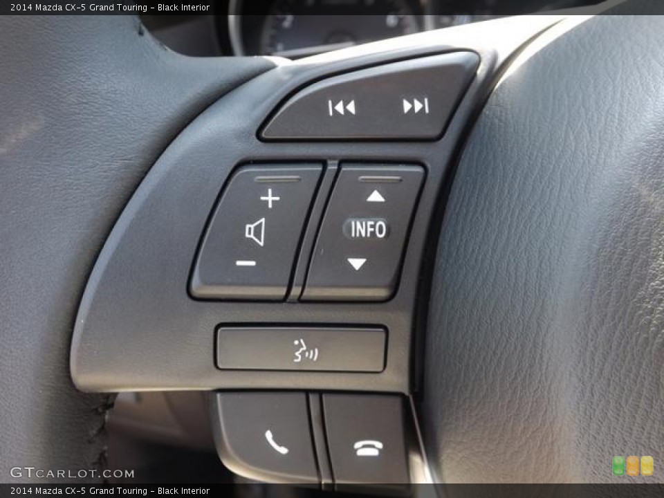 Black Interior Controls for the 2014 Mazda CX-5 Grand Touring #82752580