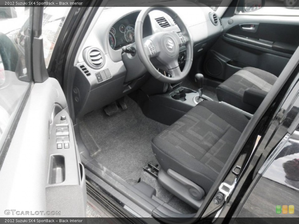 Black Interior Photo for the 2012 Suzuki SX4 SportBack #82752910