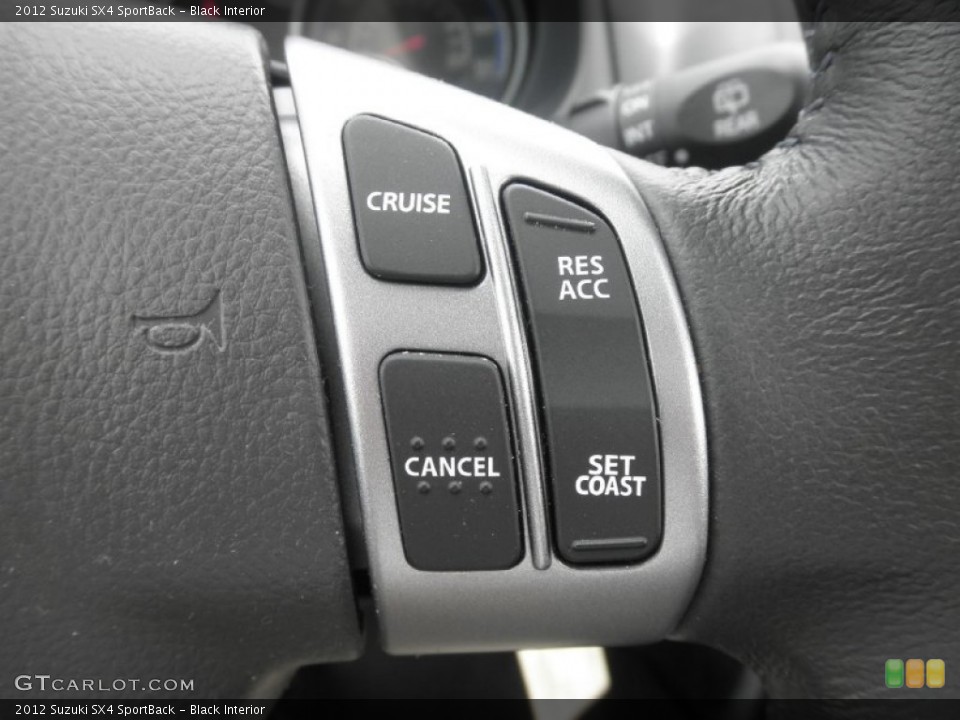 Black Interior Controls for the 2012 Suzuki SX4 SportBack #82752980