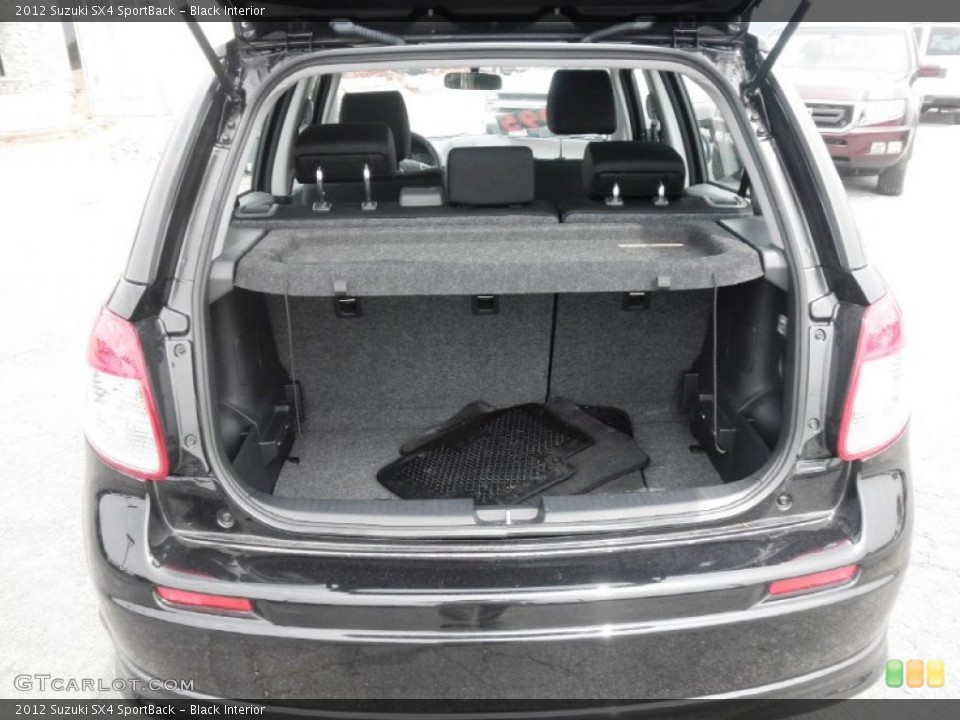 Black Interior Trunk for the 2012 Suzuki SX4 SportBack #82753205