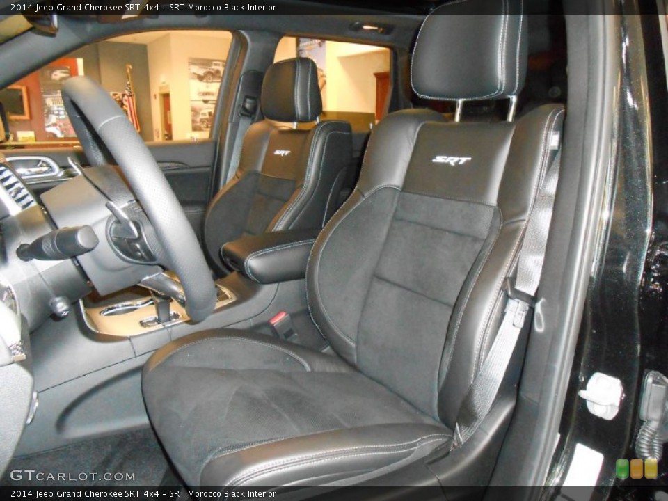 SRT Morocco Black Interior Front Seat for the 2014 Jeep Grand Cherokee SRT 4x4 #82753563