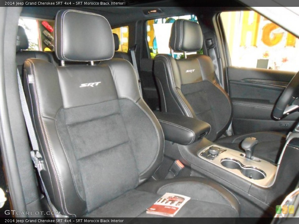 SRT Morocco Black Interior Front Seat for the 2014 Jeep Grand Cherokee SRT 4x4 #82753627