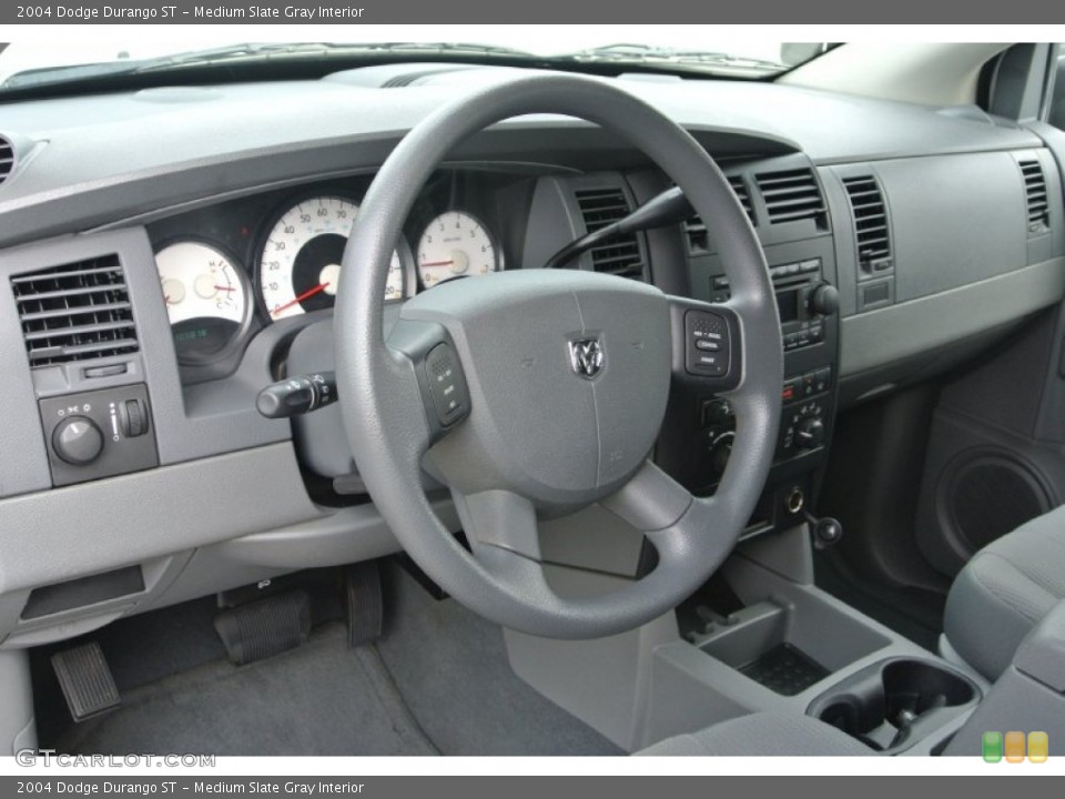 Medium Slate Gray Interior Steering Wheel for the 2004 Dodge Durango ST #82754812