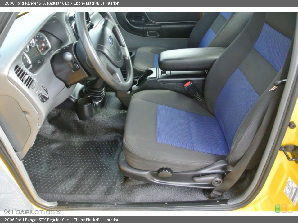 Ebony Black/Blue Interior Photo for the 2006 Ford Ranger STX Regular Cab #82755721
