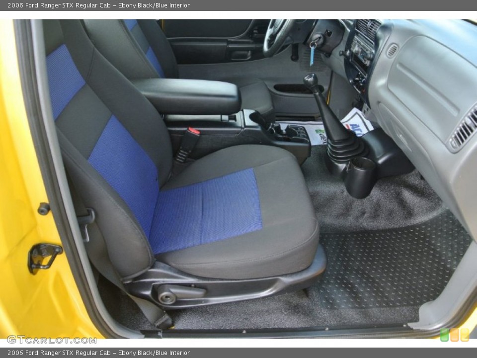 Ebony Black/Blue Interior Front Seat for the 2006 Ford Ranger STX Regular Cab #82755949
