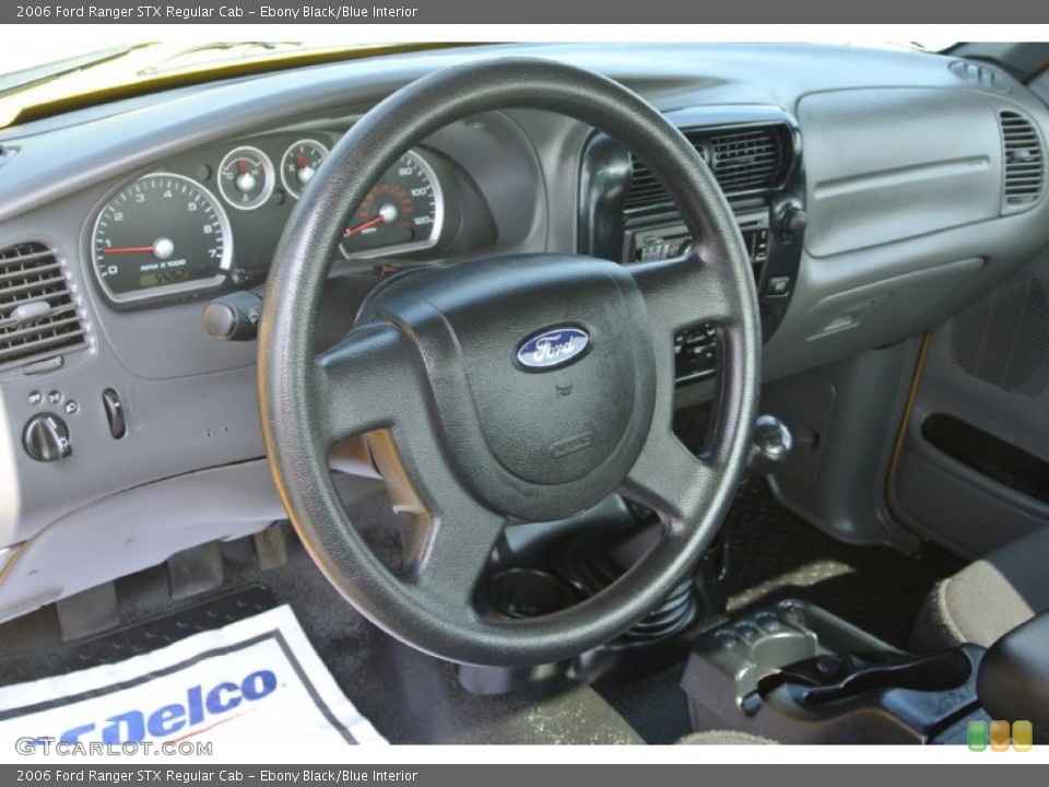 Ebony Black/Blue Interior Dashboard for the 2006 Ford Ranger STX Regular Cab #82756125