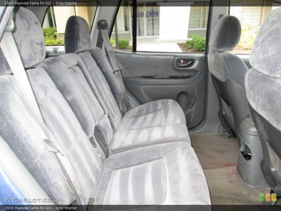 Gray Interior Rear Seat for the 2003 Hyundai Santa Fe GLS #82756747