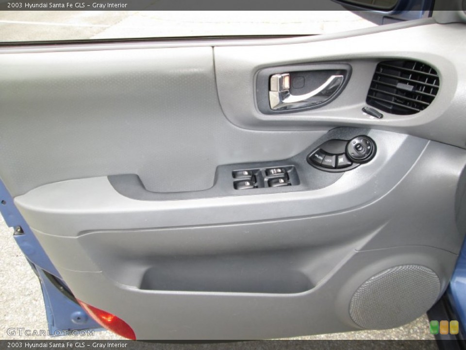 Gray Interior Door Panel for the 2003 Hyundai Santa Fe GLS #82756891