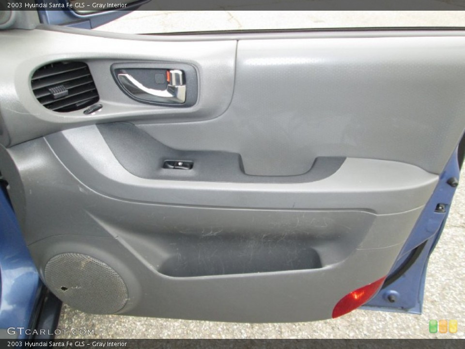 Gray Interior Door Panel for the 2003 Hyundai Santa Fe GLS #82756921