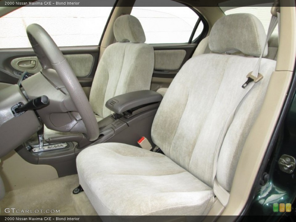 Blond Interior Photo for the 2000 Nissan Maxima GXE #82757294