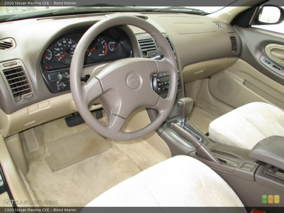 Blond Interior Prime Interior for the 2000 Nissan Maxima GXE #82757337