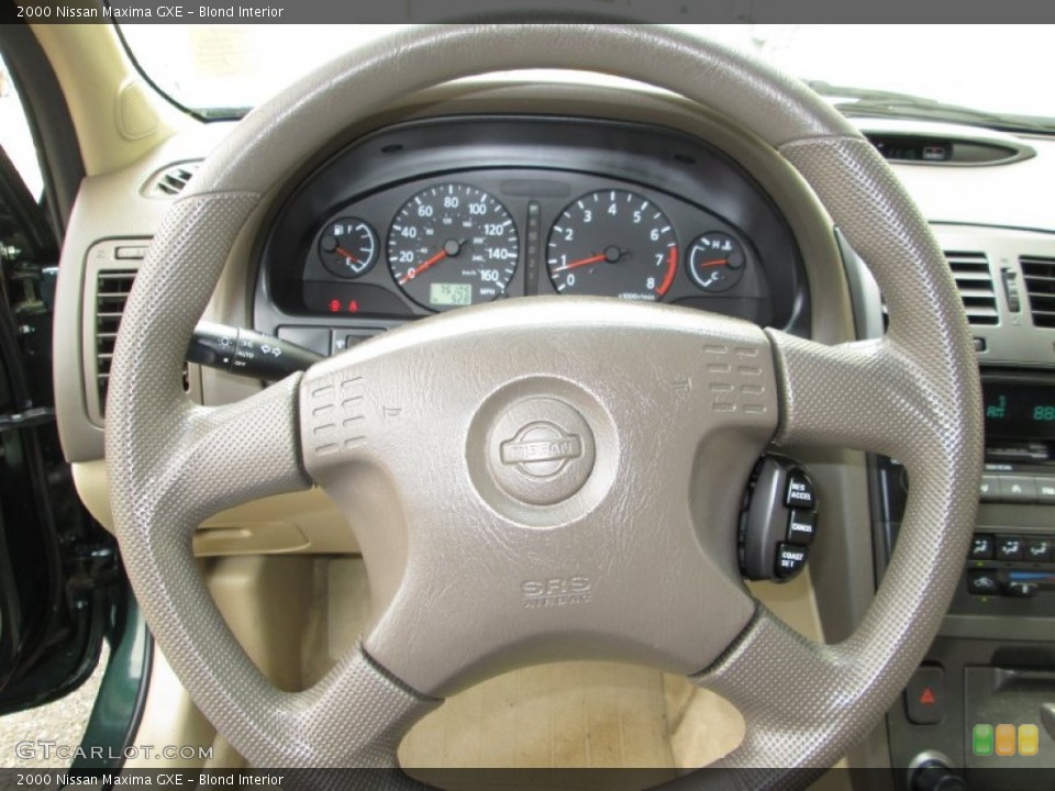 Blond Interior Steering Wheel for the 2000 Nissan Maxima GXE #82757484
