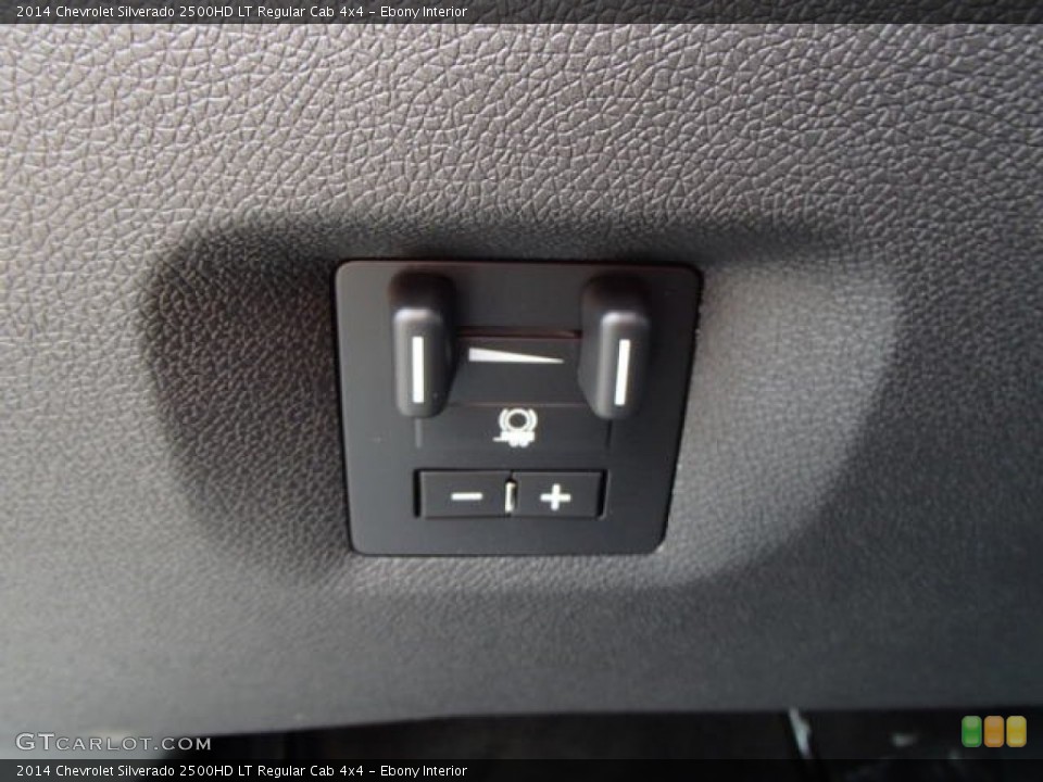 Ebony Interior Controls for the 2014 Chevrolet Silverado 2500HD LT Regular Cab 4x4 #82757711