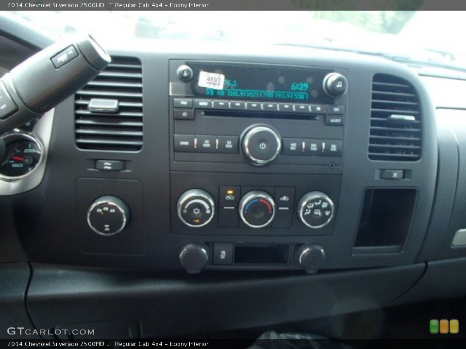 Ebony Interior Controls for the 2014 Chevrolet Silverado 2500HD LT Regular Cab 4x4 #82757722