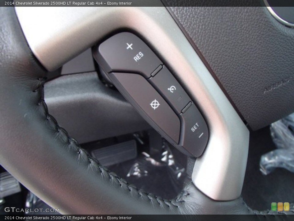 Ebony Interior Controls for the 2014 Chevrolet Silverado 2500HD LT Regular Cab 4x4 #82757789