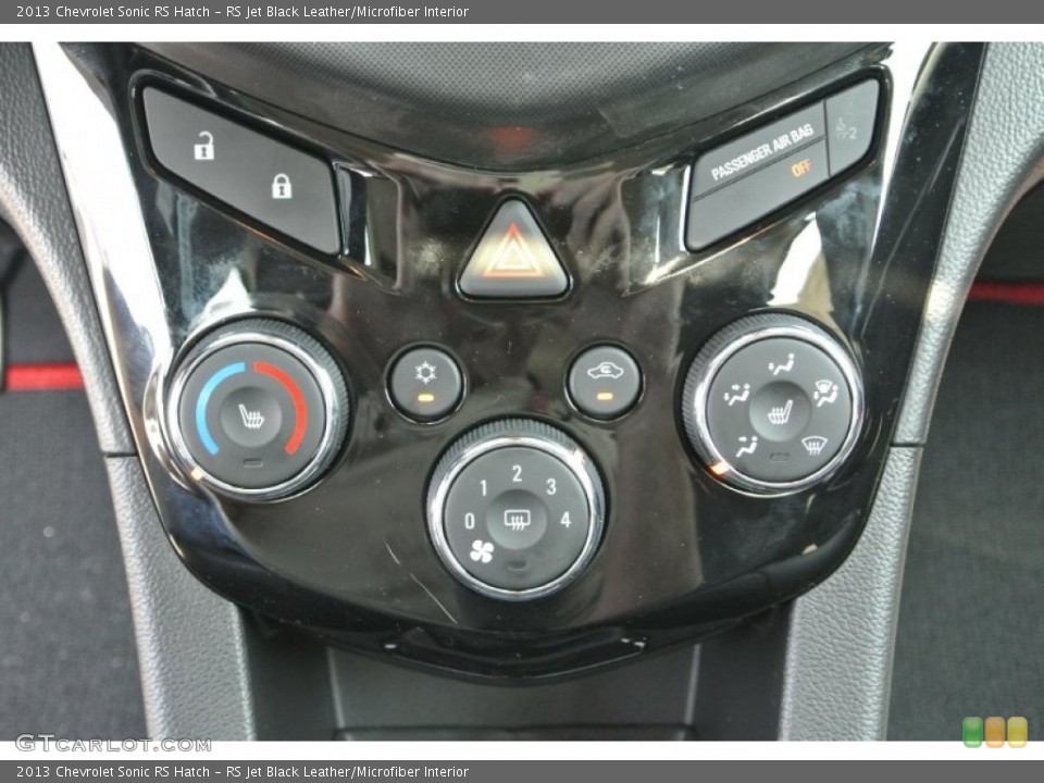 RS Jet Black Leather/Microfiber Interior Controls for the 2013 Chevrolet Sonic RS Hatch #82758015