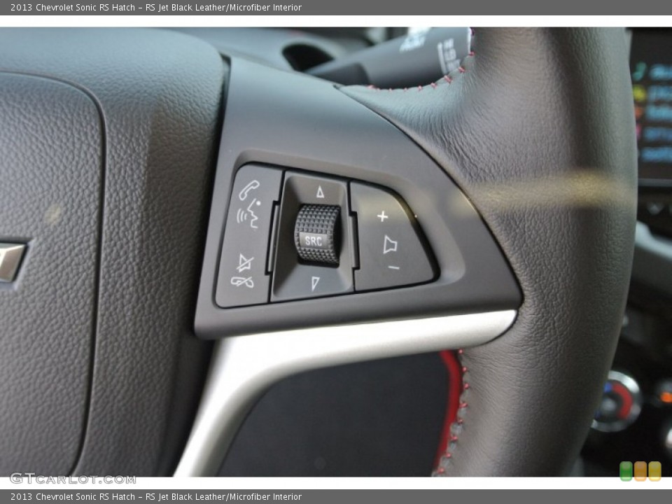 RS Jet Black Leather/Microfiber Interior Controls for the 2013 Chevrolet Sonic RS Hatch #82758069