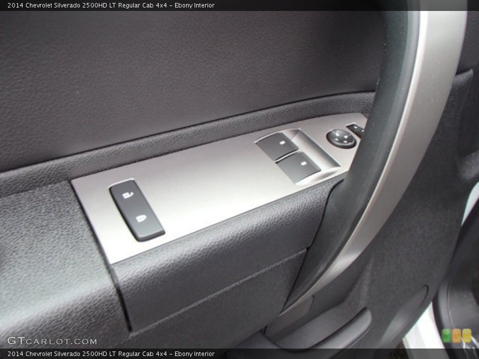 Ebony Interior Controls for the 2014 Chevrolet Silverado 2500HD LT Regular Cab 4x4 #82758109