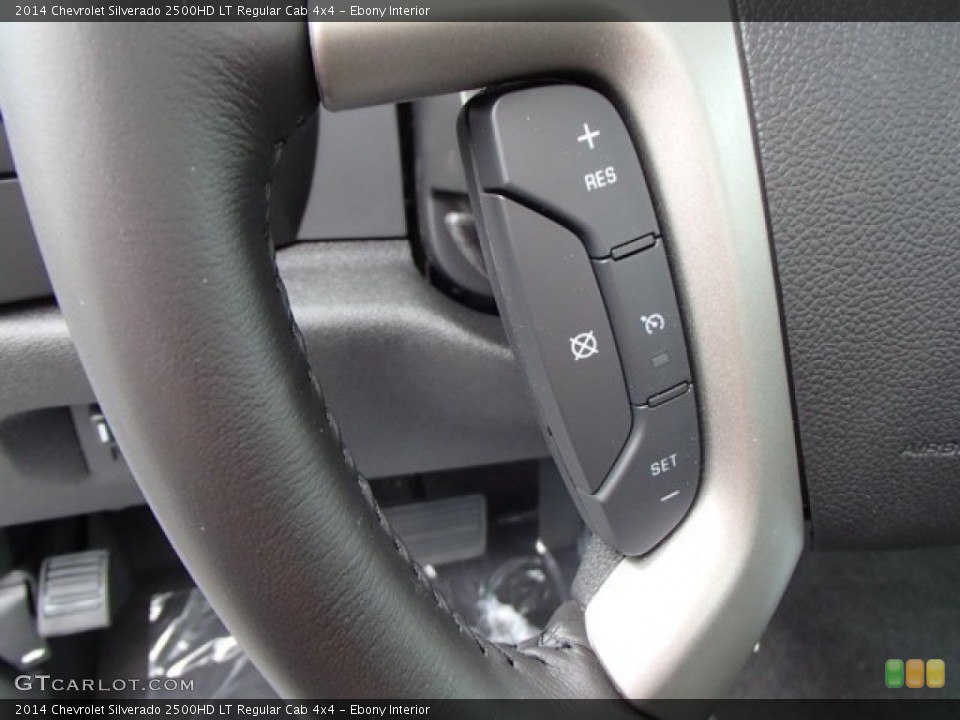 Ebony Interior Controls for the 2014 Chevrolet Silverado 2500HD LT Regular Cab 4x4 #82758214