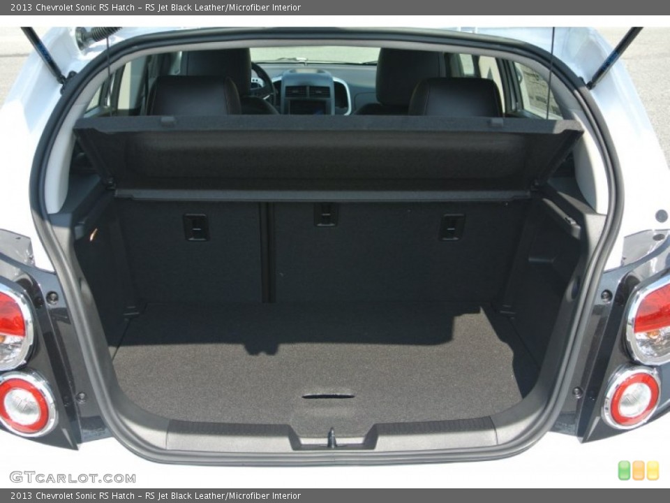 RS Jet Black Leather/Microfiber Interior Trunk for the 2013 Chevrolet Sonic RS Hatch #82758222